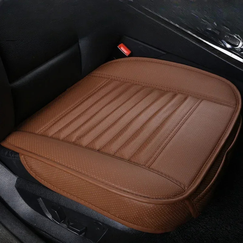 Universal Car Seat Cover Breathable PU Leather Pad Mat For Auto Chair Cushion Car Front Seat Cover Four Seasons Anti Slip Mat 250715