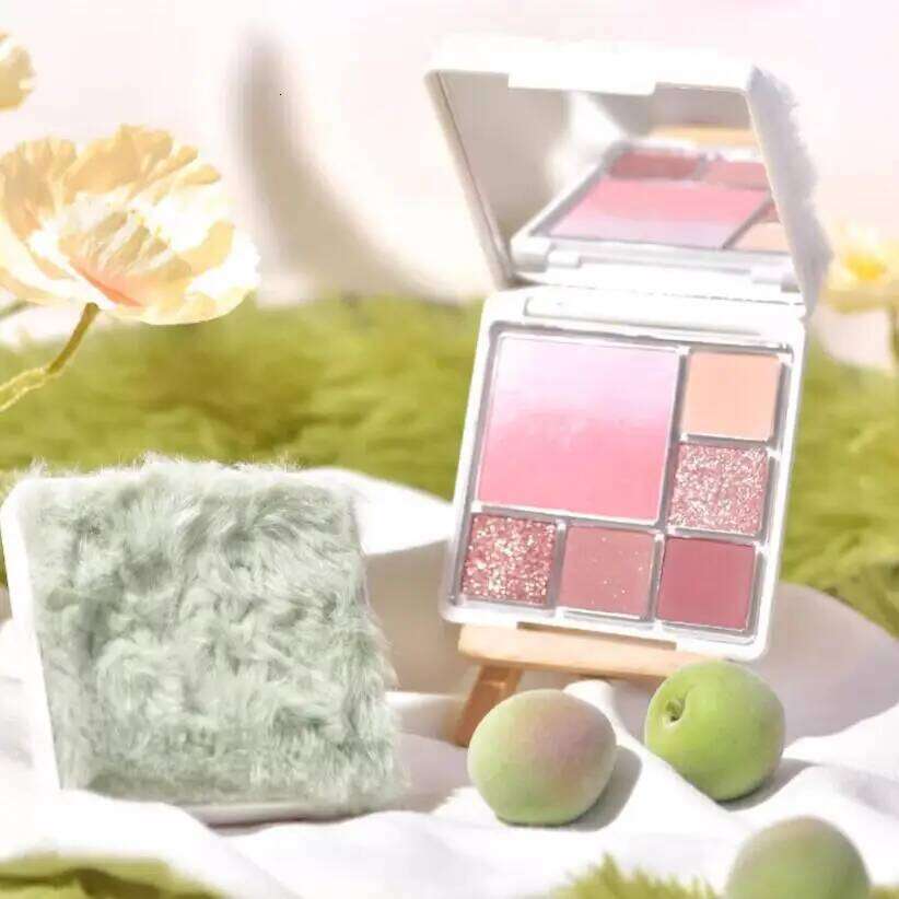 GOGO TALES Makeup Eyeshadow Palette 6 Colors Pink Natural Matte Shimmer Glitter Pigment Eye Shadow Pallete X250716