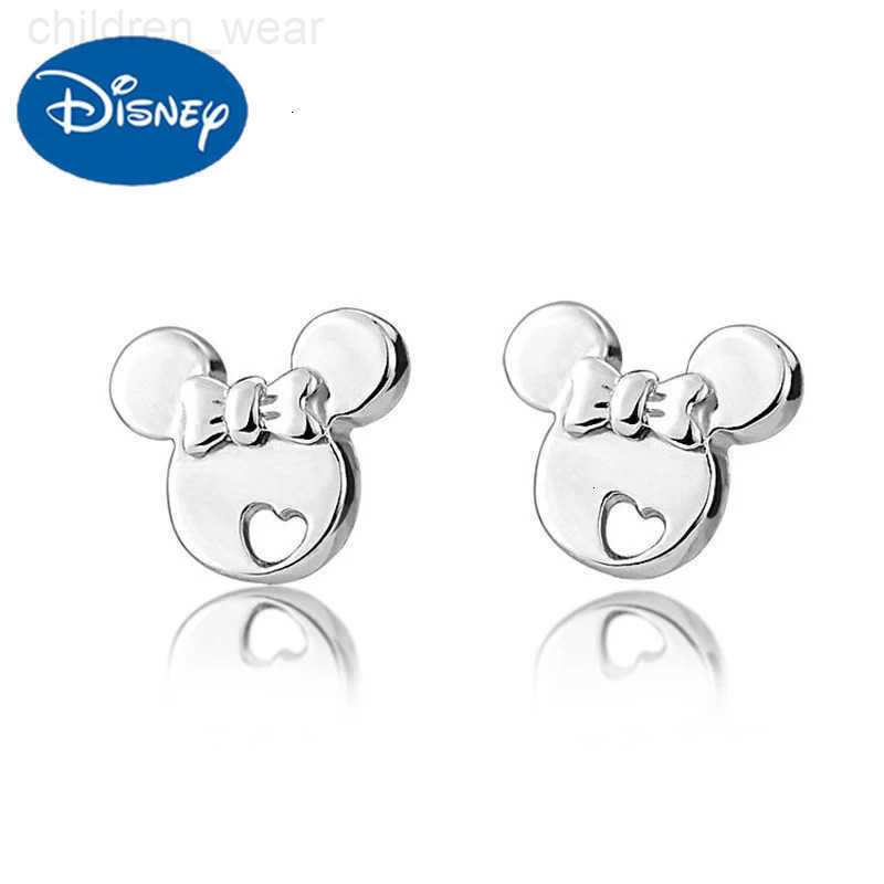 Disney ute Mini Mouse Stud Earrings for Women Bowknot Heart Cartoon New Gift Charm Fashion Jewelry (E001) W20250716