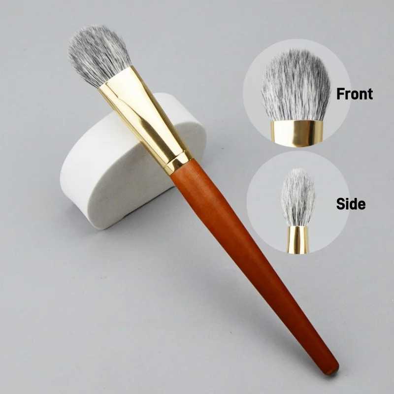 Natural Hair Blush Brush Face Detail Shadow Makeup Brushes Goat Hairs Blusher Bronzer Pro Essential Cosmetic Tools XJ2500716