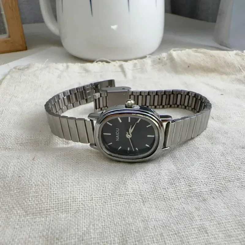 Brand Oval Dial Wen Stainless Steel Strap Luxury Ladies Quartz Wristwatches Dropsing Watches for Women Y250715