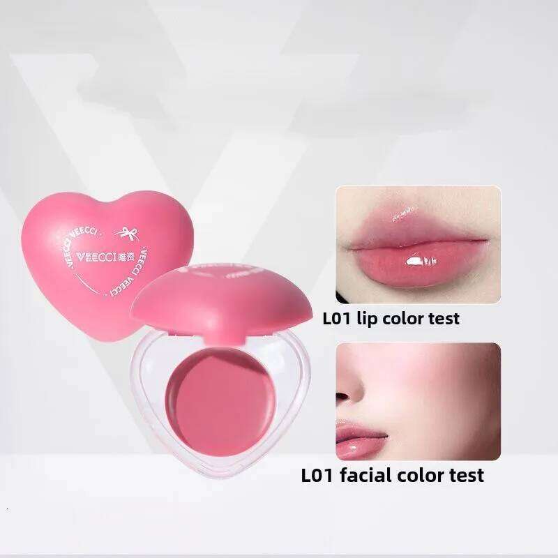 VEECCI Cute Makeup Korean And Cheek lti-pose Cream Natural Waterproof Lip Glaze Blusher Palette Moisturizing Rouge X250716