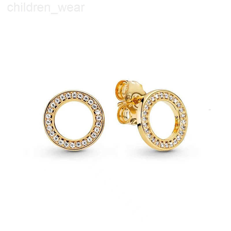 Disney New Gold Plated Pav Heart Earrings Huggie Hoop Earrings 925 Silver Plated Charm Hoop Earrings Exquisite Jewelry Womens DIY W20250716