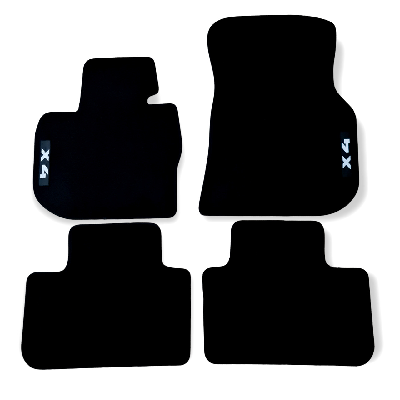 Car Floor Mats For BMW X4 G02 MX4 Velour Waterproof Black Carpet Auto Liners New