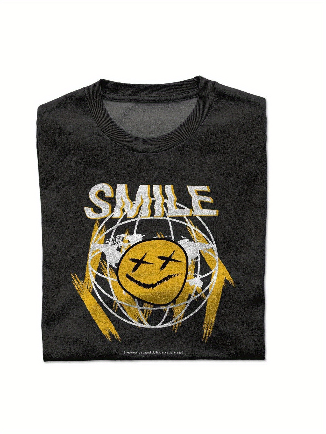VogueEpoch 180g black text S-3XL T Shirts Round collar White sun Men Adult Cotton Short sleeve Wed f5