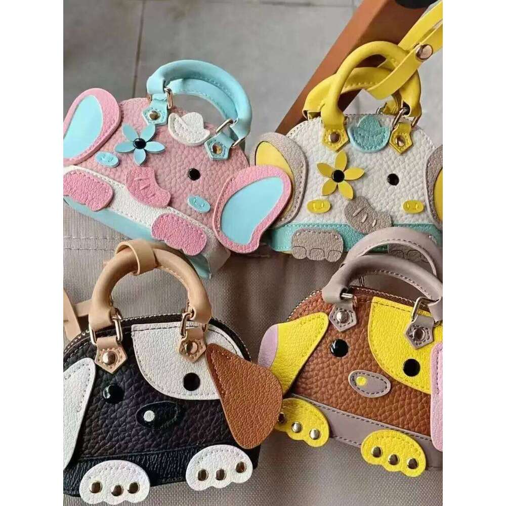 Hot Selling Cute Animal Ell Dog Earphone Crossbody Women's Bag Soft Korean Sle Summer Faion Handbag PU Material Designer Bags