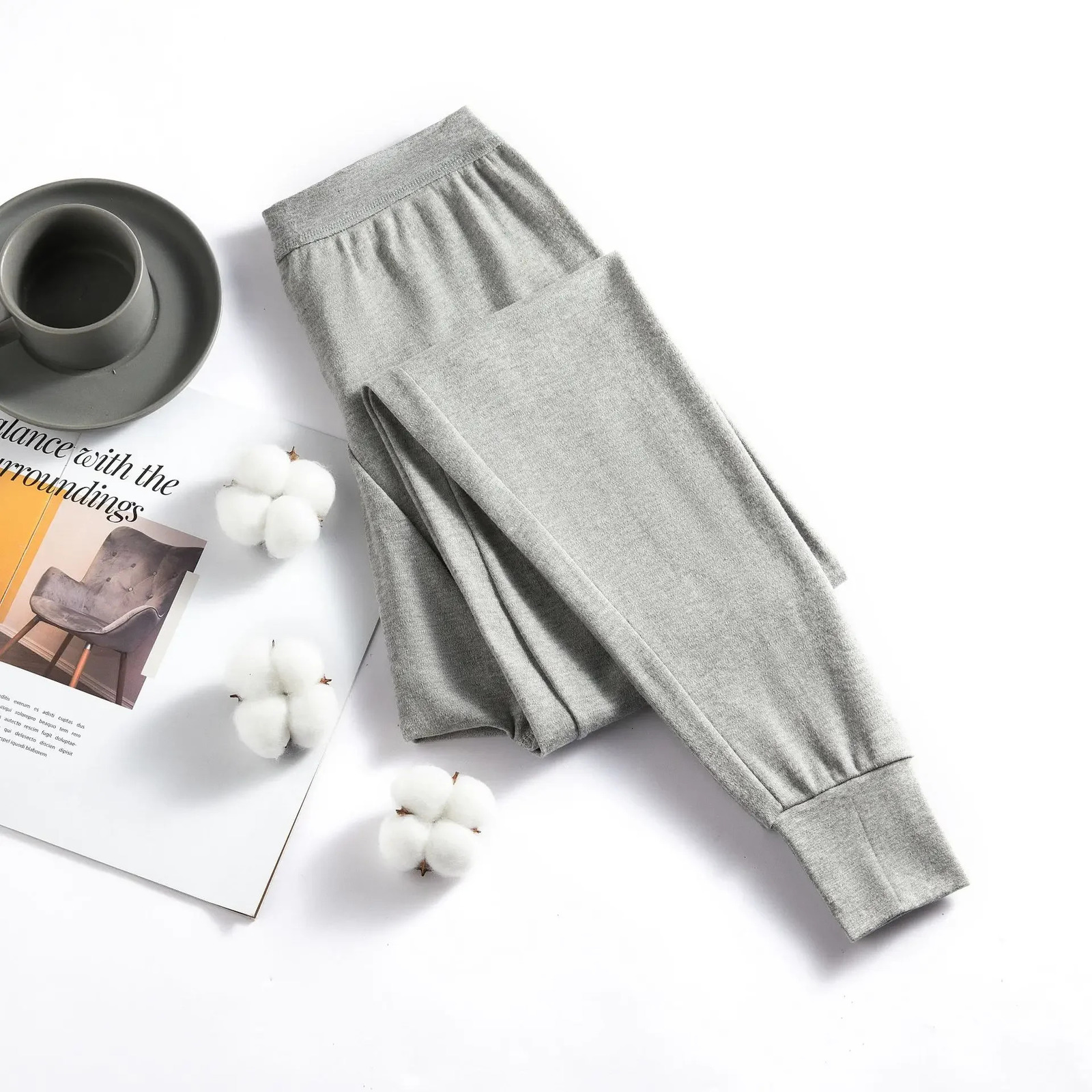 100% Pure Cotton Thermal Underwear Bottoms Mens Underwear Legging Pantyhose Winter Cotton Wool Pants 250715