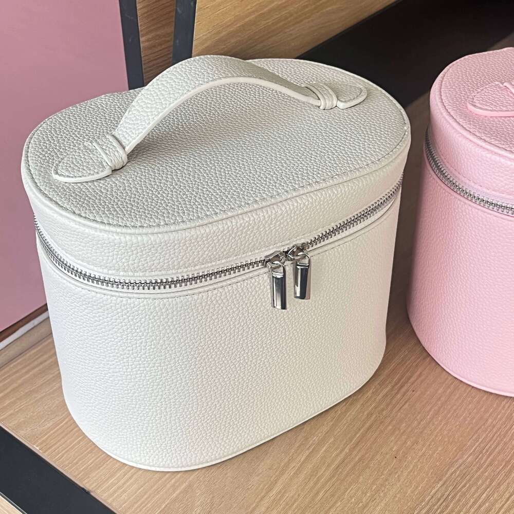 Custom Name New Hot Pebble Leather Removable Separate Washing Travel Portable Storage Cosmetic Bag