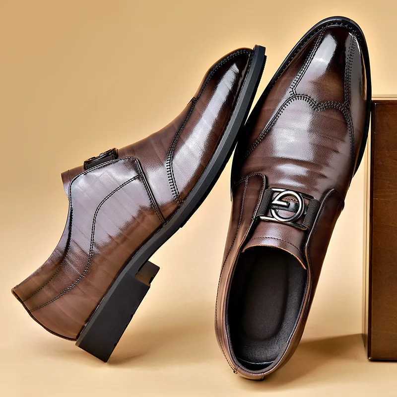 Men Dress Shoes Patent Leather Brogue Shoes for Men Formal Wedding Party Office Shoes Men Oxfords Business Shoes Moccasins Y250715