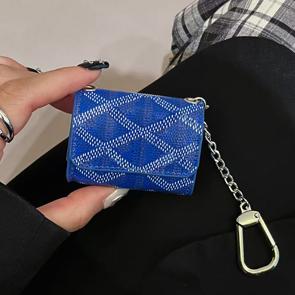 Keychains Lanyards designer bag charm small wallet coin pocket purse headphone bag designer chain for women men mini bag card holder various colors