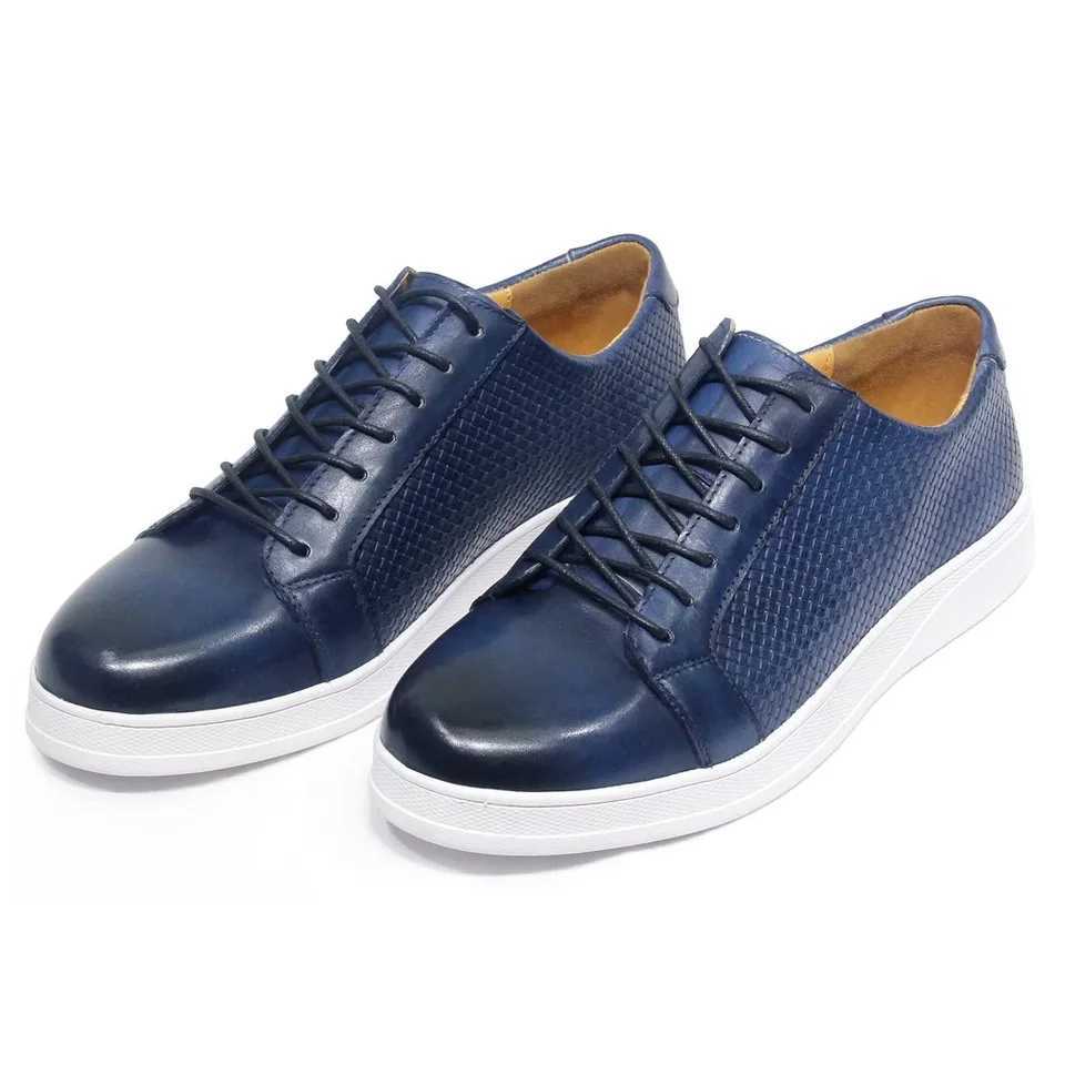 Mens Classic Derby Casual Shoes Cow Genuine Leather Lace-Up Comfortable Driving Sneakers Flat Original Style for Men W250716