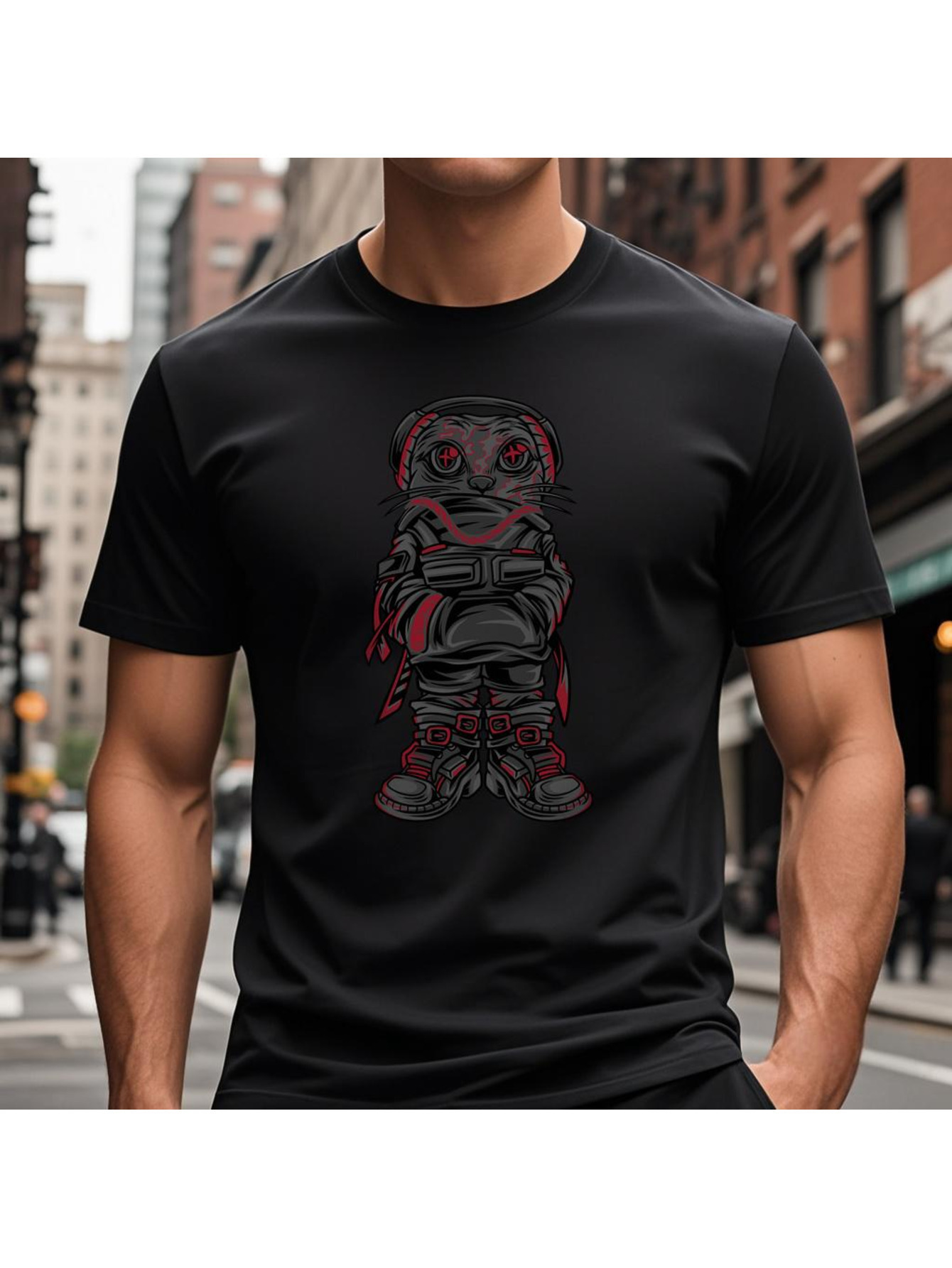 VogueEpoch Cotton Round collar 180g White Short sleeve tiger Men Graphics Adult S-3XL T Shirts black Wed bd