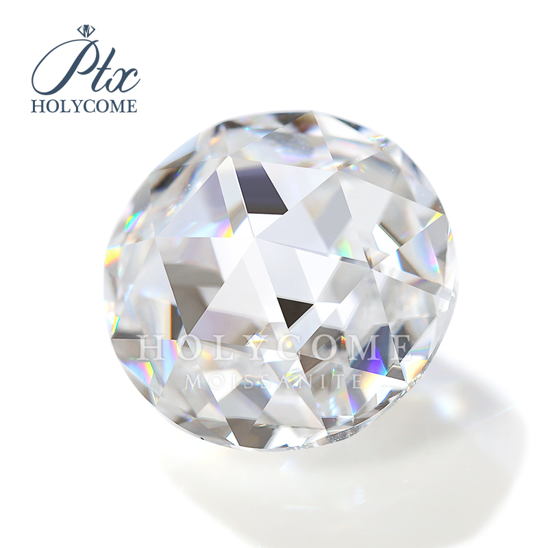 Top Quality Synthetic Moissanite Stones Multiple Cuts Portuguese Old European Round Brilliant Cut GRA Certificate White Moissanite for Jewelry Making