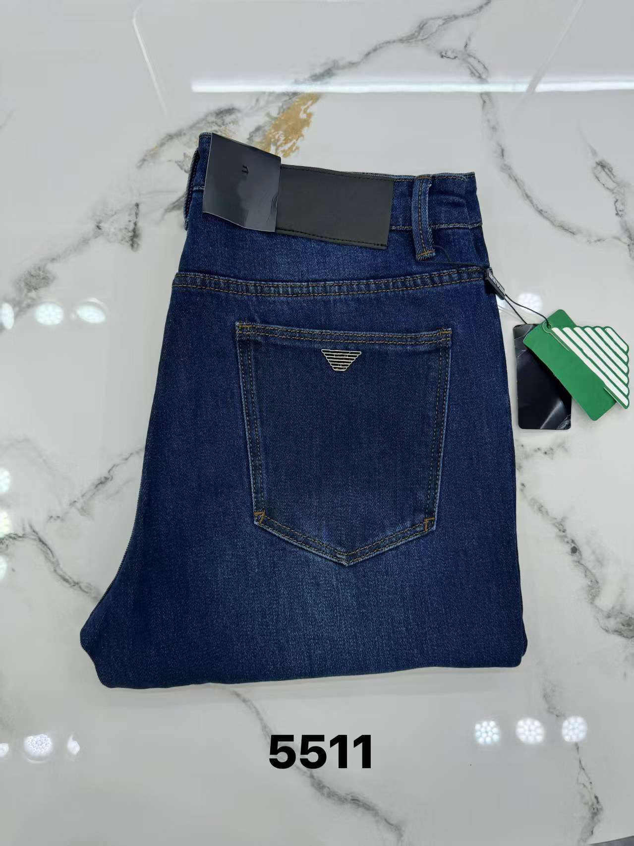 Men's Designer Tailored Jeans - Business Casual Pants with Retro Vintage Style