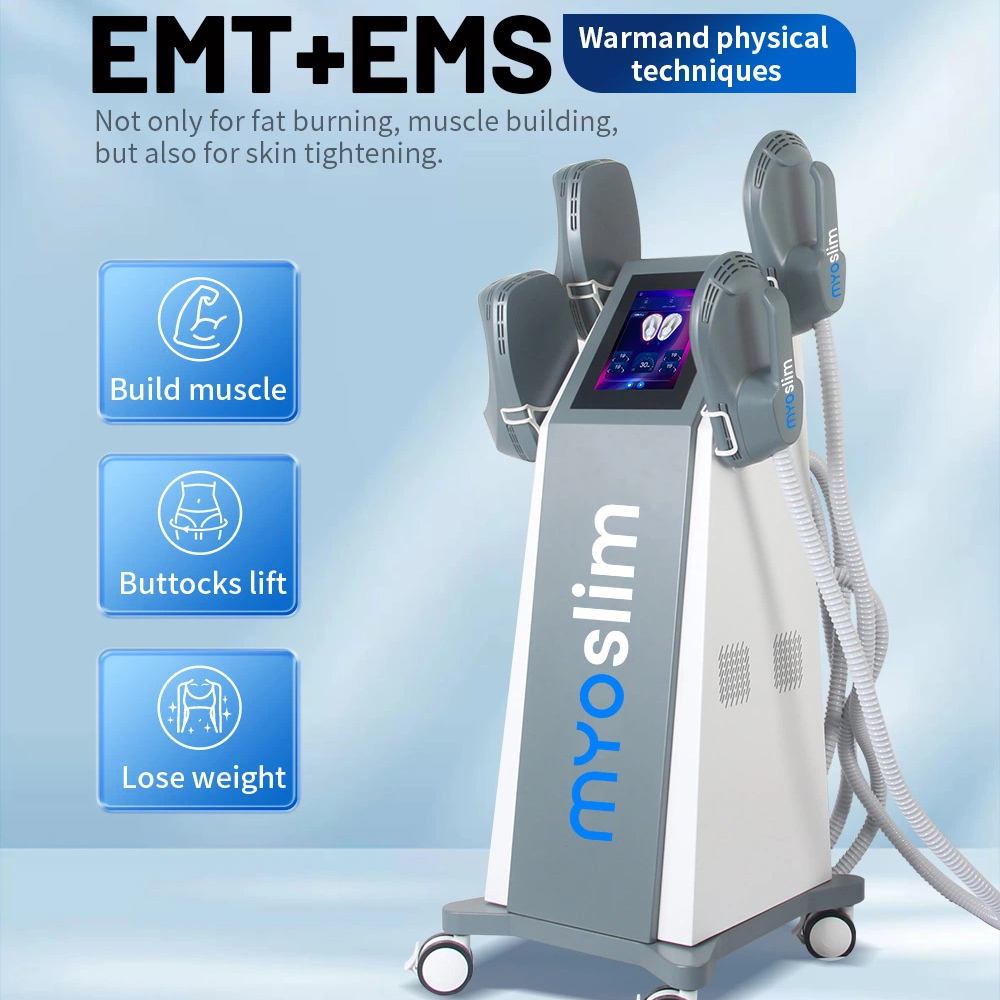 Myoslim NEO RF HIEMT Body Sculpt Machine Electric Muscle Stimulator Vibration Weight Loss Slimming Muscle Grow 15 Tesla
