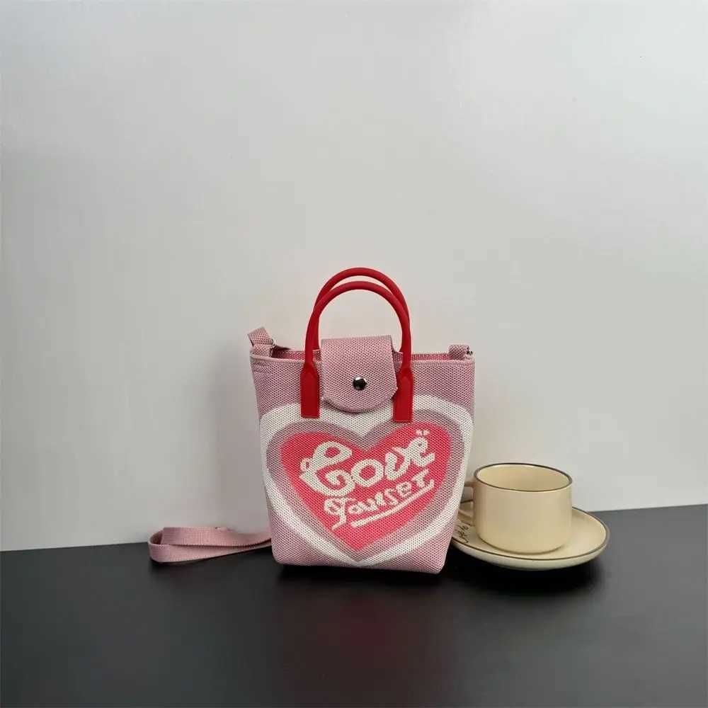 Women Girls Large Capacity Knitted Shoulder Bags Lightweight Messenger Bags Underarm Bags Handmade Handbags Tote Bags