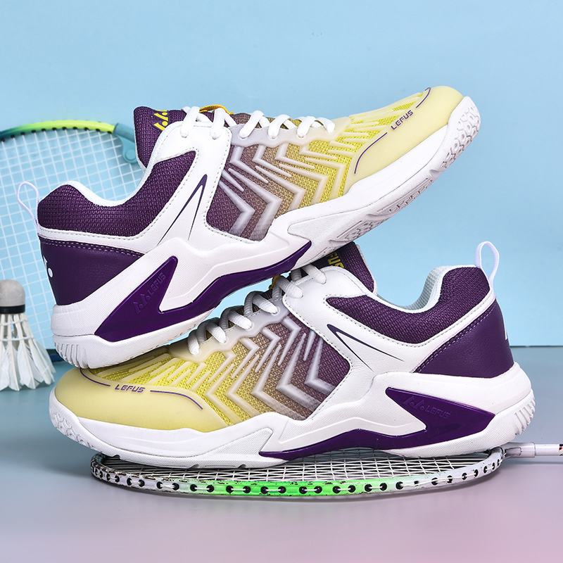 Professional grade badminton shoes for men and women with anti-slip, wear-resistant, shock-absorbing training sports shoes