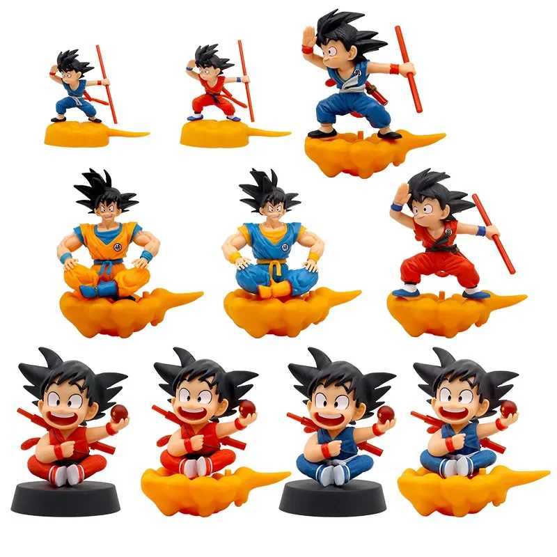 Cartoon Anime Figure Dragon Ball Z Children Toys Doll Kawaii Goku Model Accessories Childrens Toy Gift Action Figures Hobbies S25716