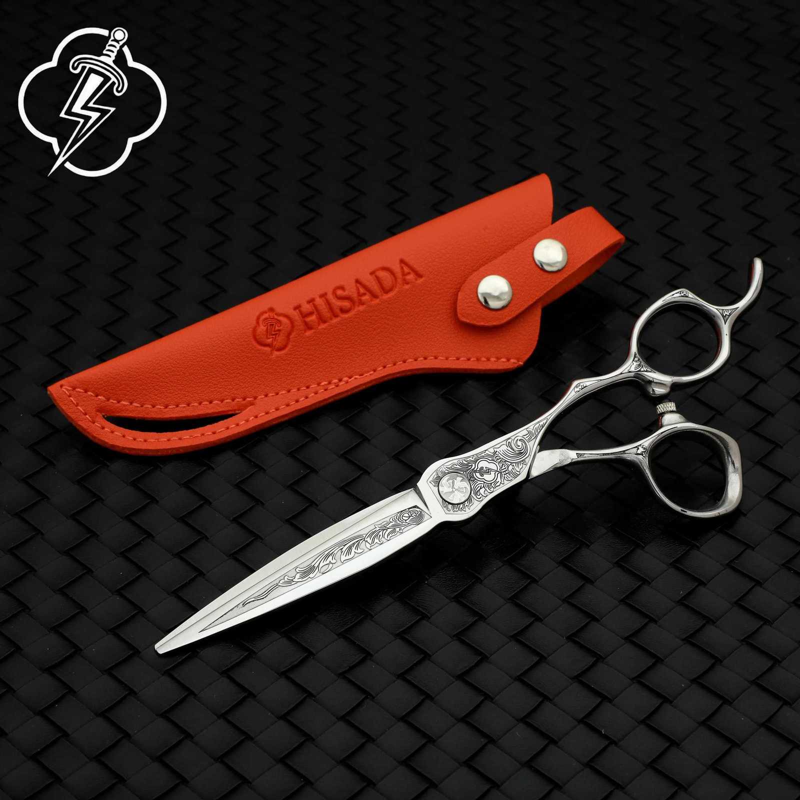 6.0 6.5 7.0 VG10 Steel Hairdressing Scissors Senior Haircut Scissors High-end Barber Shop Accessories W250716