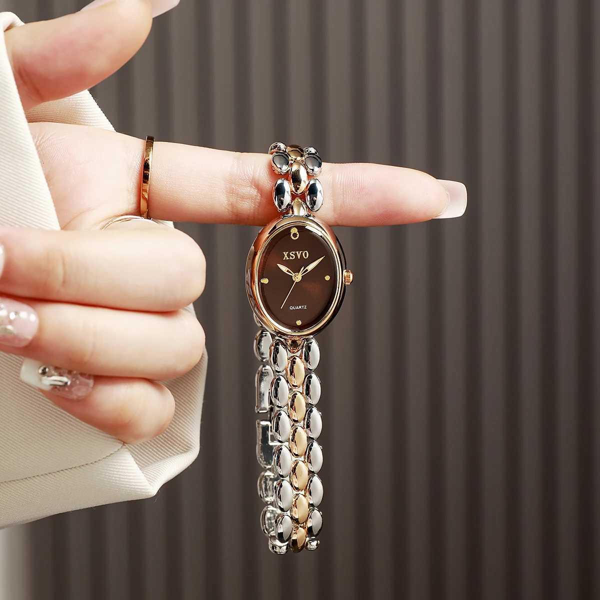 New hot selling light luxury vintage niche bracelet high-end and minimalist mens quartz Y250715