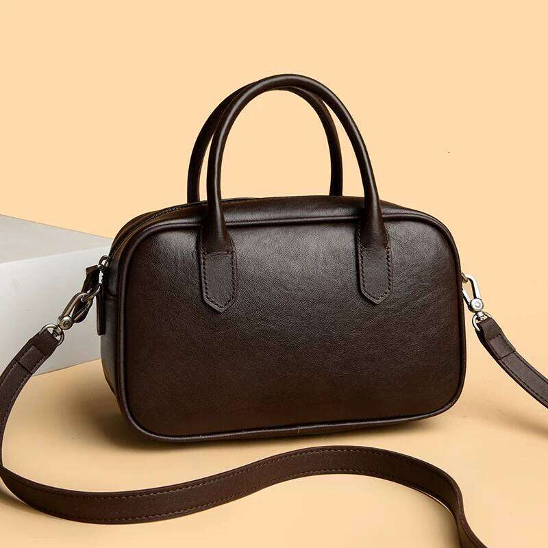 High Quality Large Capacity Cow Women Tote Bags Genuine Leather Shoulder Crossbody Bag Fashion Handbag Sac A Main