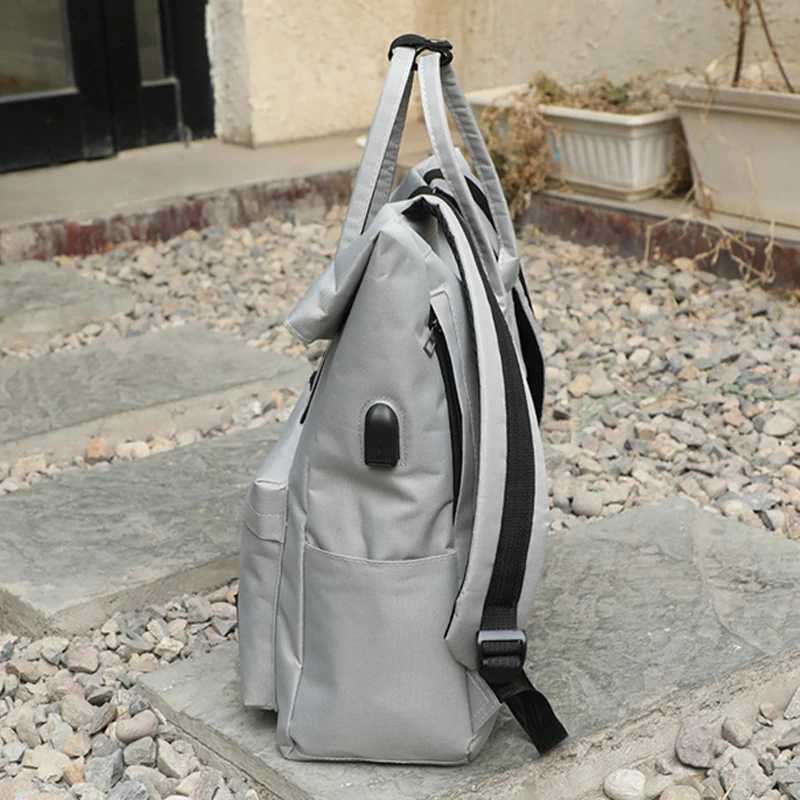 Women Backpack for School Bags Teenage Girls Casual Backpacks With USB Interface Large Capacity Oxford Ladies Laptop Back pack