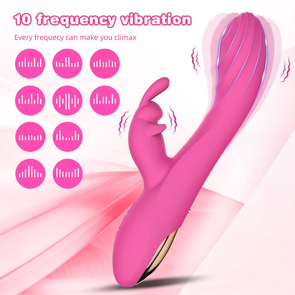 massage female sextoys G Spot Rabbit Fast Thrusting Vibrator toy Dildo for Women Vagina Clitoris Stimulation