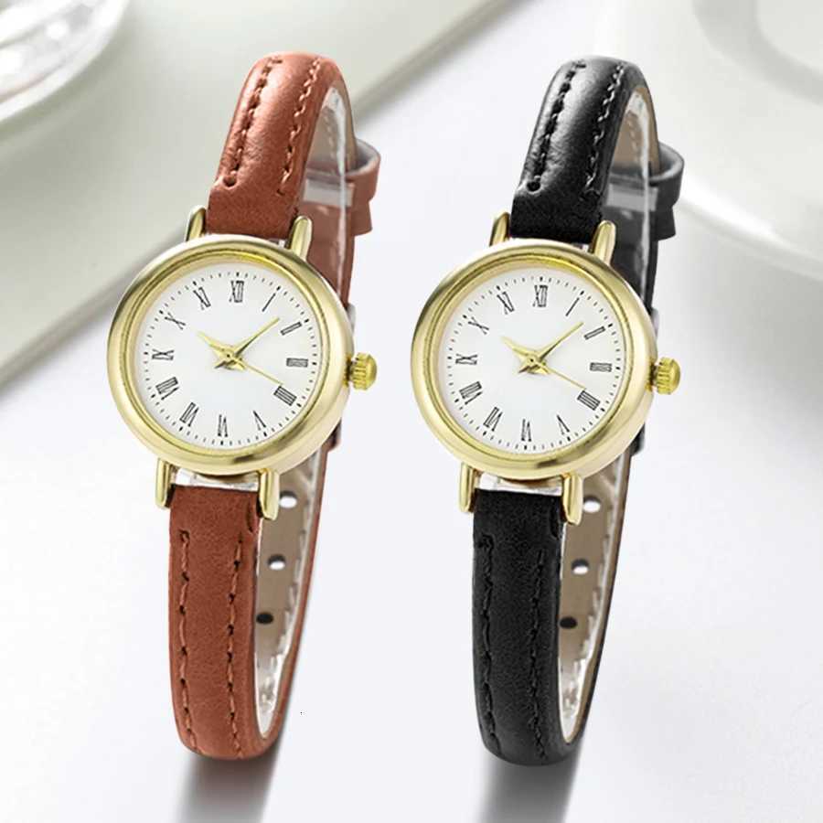 2pcs Wen es Simple Couple Quartz Wrist Wen Pu Leather es Ladies Watch Festival Gift fine watch Y250715