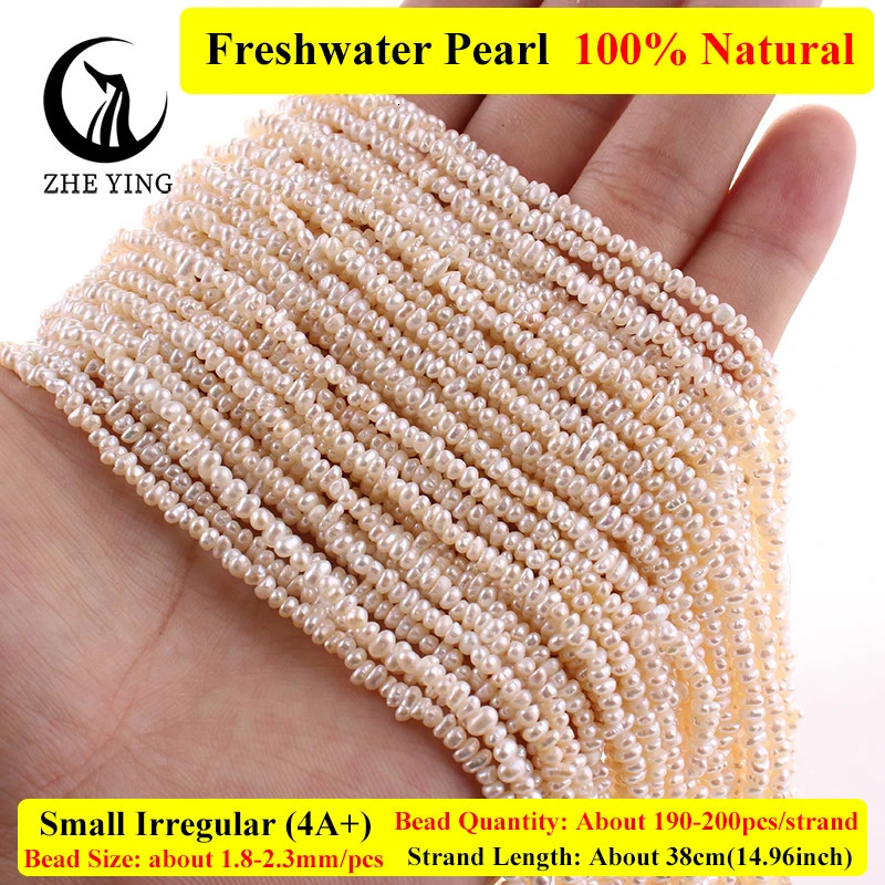Zhe Ying 4A Flat Shape Freshwater Pearl 100% Genuine Natural Pearl Beads for Jewelry Making DIY Accessory 250712