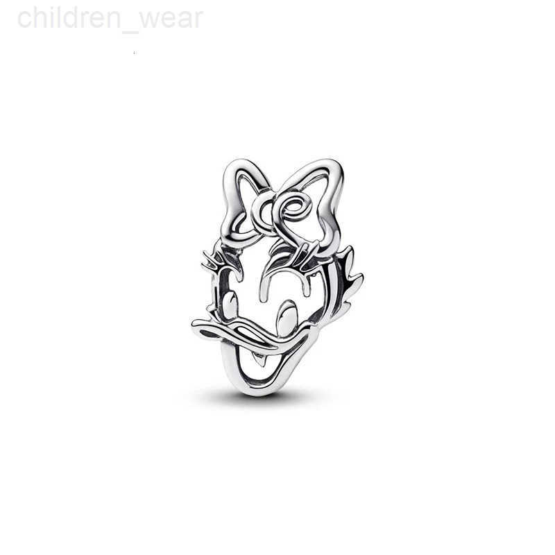 Disney 925 Silver Disney 2025 New in Stitch Shape Charm Beads Fits Original Bracelet Bangle Necklace For Women Luxury DIY Jewelry Gifts W20250716
