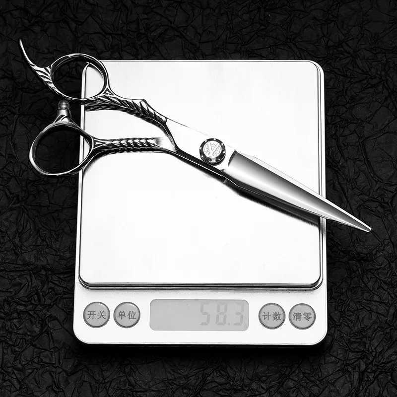 6 Inch Japan 440C Left-Handed Hairdressing Scissors Professional Salon Hair Stylist Tooth Thin Hairdressers Shears W250716