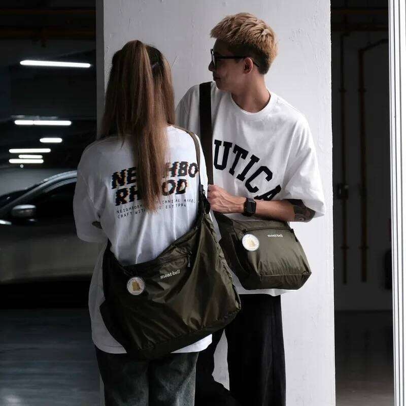 Outdoor Leisure Crossbody Japan Famous Brands Lightweight Waterproof Portable Large Capacity Fashion Versatile Shoulder Bag