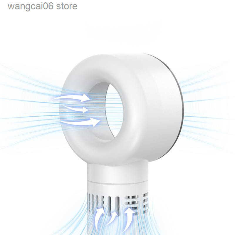 New 100-Speed Bladeless Fan with Digital Display High-Speed USB Portable Desktop Fan with Strong Wind H250716