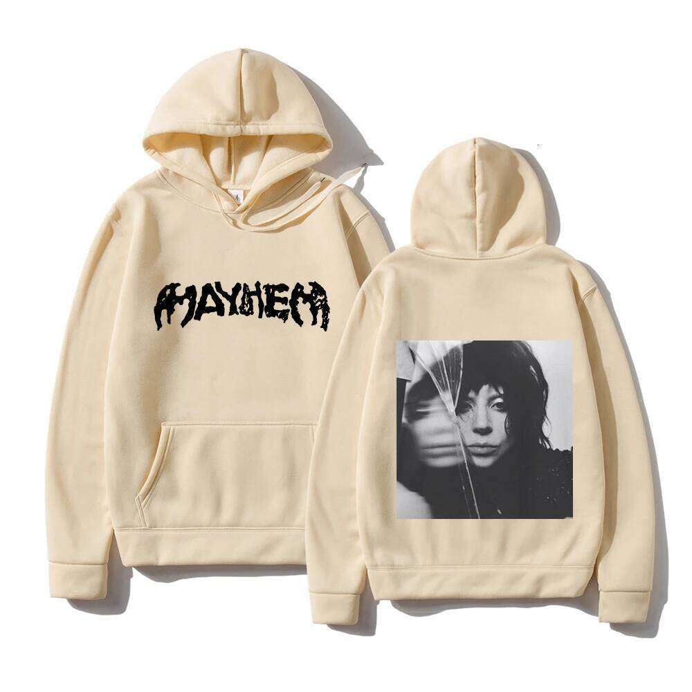 Lady Gaga Mayhem New Album Hoodie Fashion Men/women Hoodies Haruku Aesthetic Clothes Unisex Fleece Pullover Sweatshirt Vintage