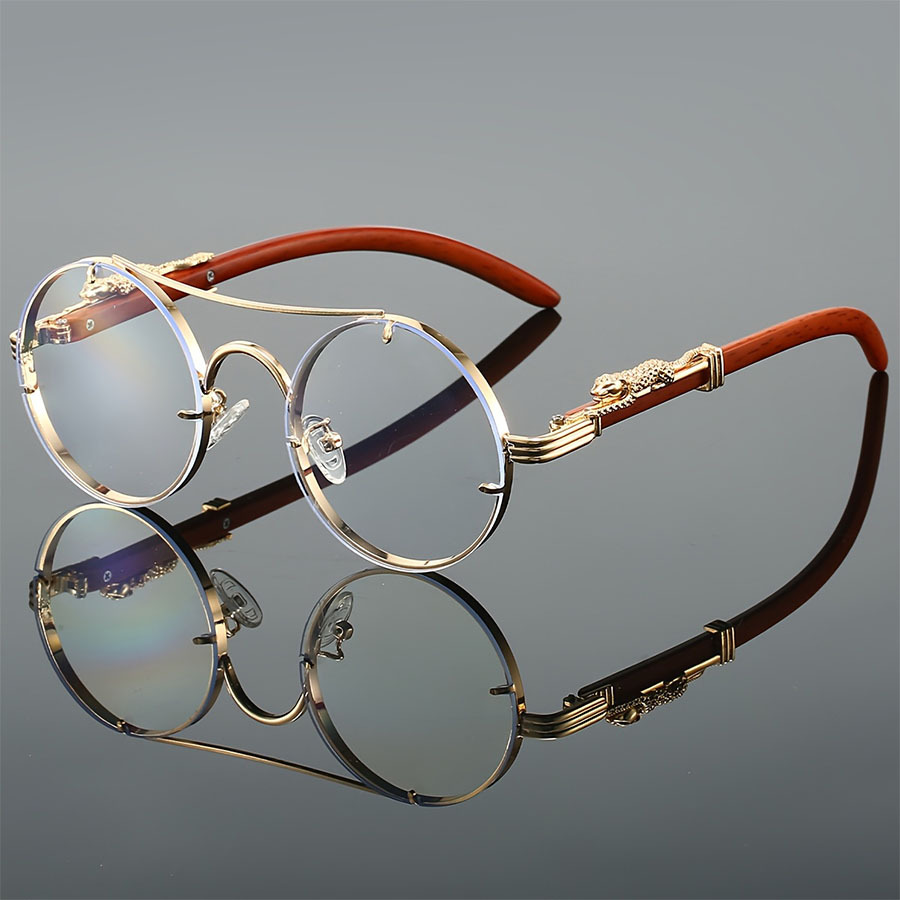 Vintage Round Sunglasses Men Fashion Double Bridge Multicolor Shades Women Retro Trendy Brand Luxury Design Sun Glasses