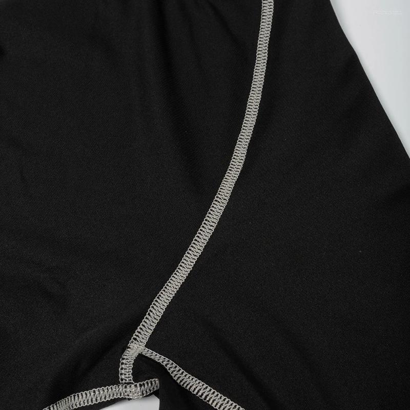 Men's T Shirts Workout Compression Shirt Quick Dry Running T-shirt Turtleneck Long Sleeve Rash Guard Gym Base Layer Athletic Undershirt