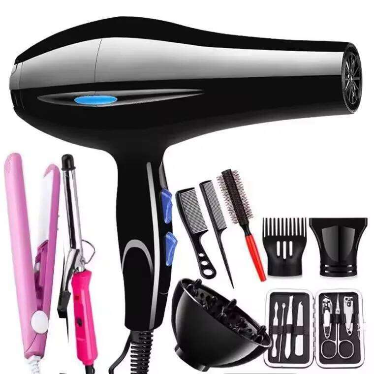 Hot Selling Salon Professional DC Motor With Concentrator/Diffuser/Ionic Blue Light Blow Hair Dryer