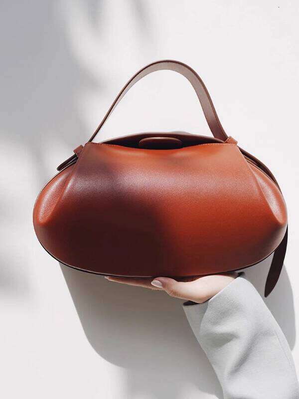 Women S Crossbody New Casual Versatile Three Dimensional Ladies Underarm Small Round Baguette Bag Handbag Large