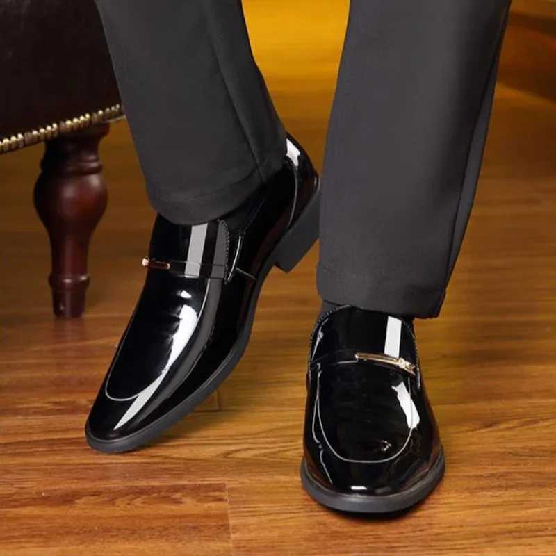 Leather Casual Social Shoe Male Business Official Cheap Liquidation Legitimate High Quality Fashion Mens Formal Shoes 39 Party Y250715