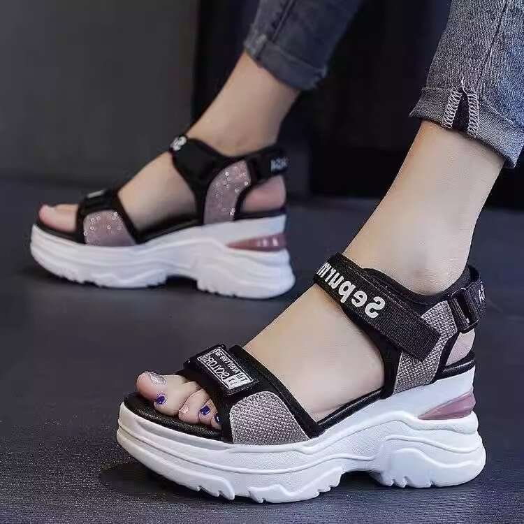 2025 Nuovo Summer Trendy Donne Sump -Popular Sole Sole Sole Versatili Piattafor…