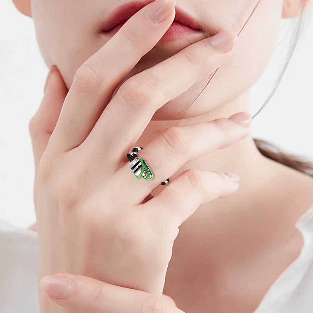 Sanrio Cute Cartoon Animal Adjustable Ring Cat Snake Simple Ring Elegant Jewelry For Women Romantic Love Gift For Girlfriend 925 Silver w250716