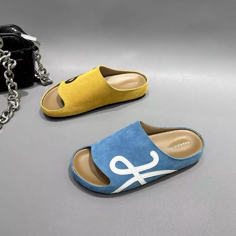 free shipping designer sandals New Low Heel sliders beach shoes Outdoor Beach bath ladies' slippers