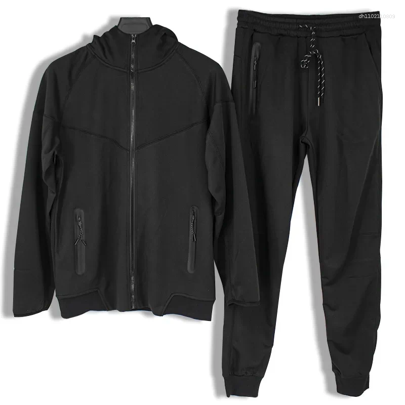 Men's Tracksuits Cross-Border Hooded Sweatshirt European Style Sport Suit One Set Customized Factory Wholesale Defined