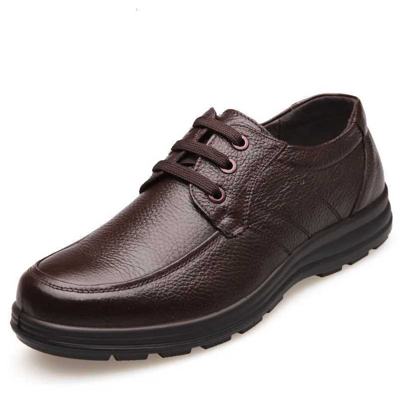 Genuine Leather Mens Casual Shoes Handmade Fashion Comfortable Breathable Mens Shoes Comfortable Casual Shoes W250716