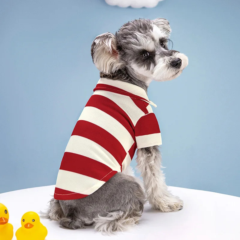 Pet Dog Polo Shirt Summer Clothes Casual Clothing for Small Large Dogs Cats TShirt Chihuahua Pug Costumes Yorkshire Shirts 250711