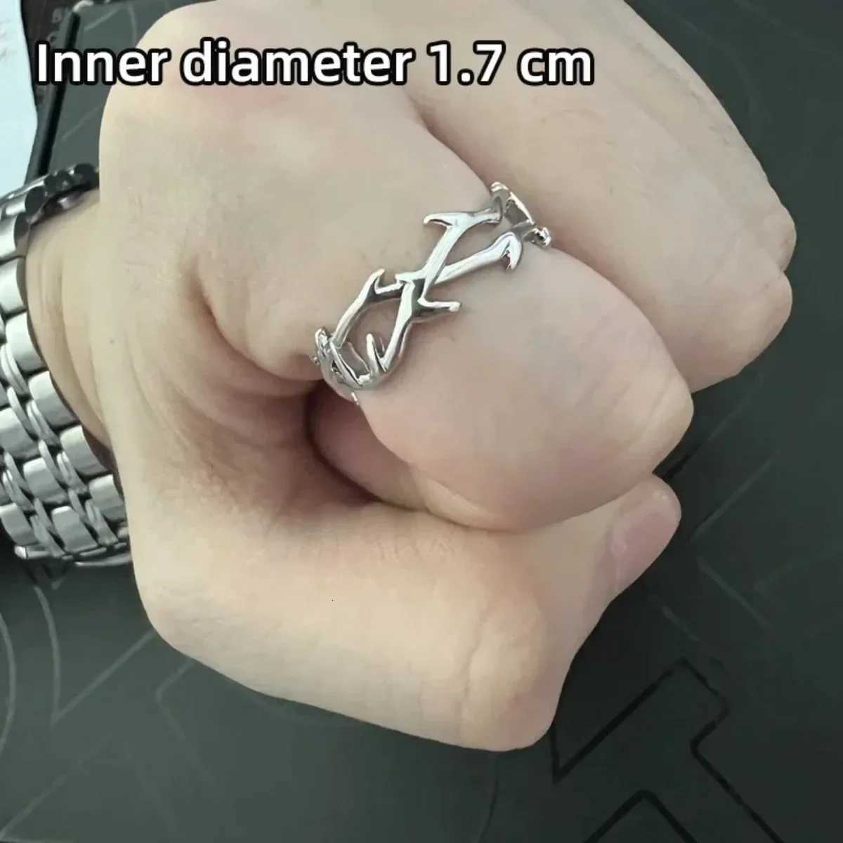 Punk Classic Split Rings Stainless Steel Simple Adjustable Rings for Women Men Couples Jewelry Accessories S250716