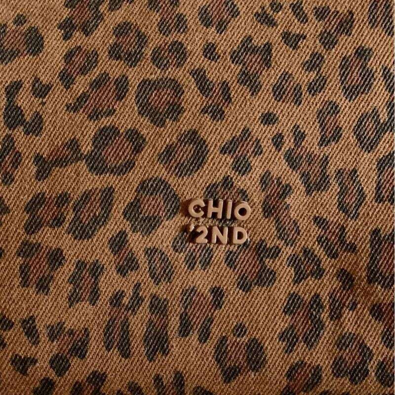Nanfeng Chio2nd Autumn Limited Edition Fashion Retro Western Leopard Shoulder Bag