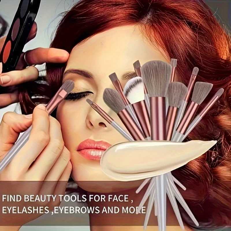 13pcs makeup brushes set (with free storage bag) blush brushes shadow brushes eyeshadow brushes and other 13 brushes with different XJ2500716