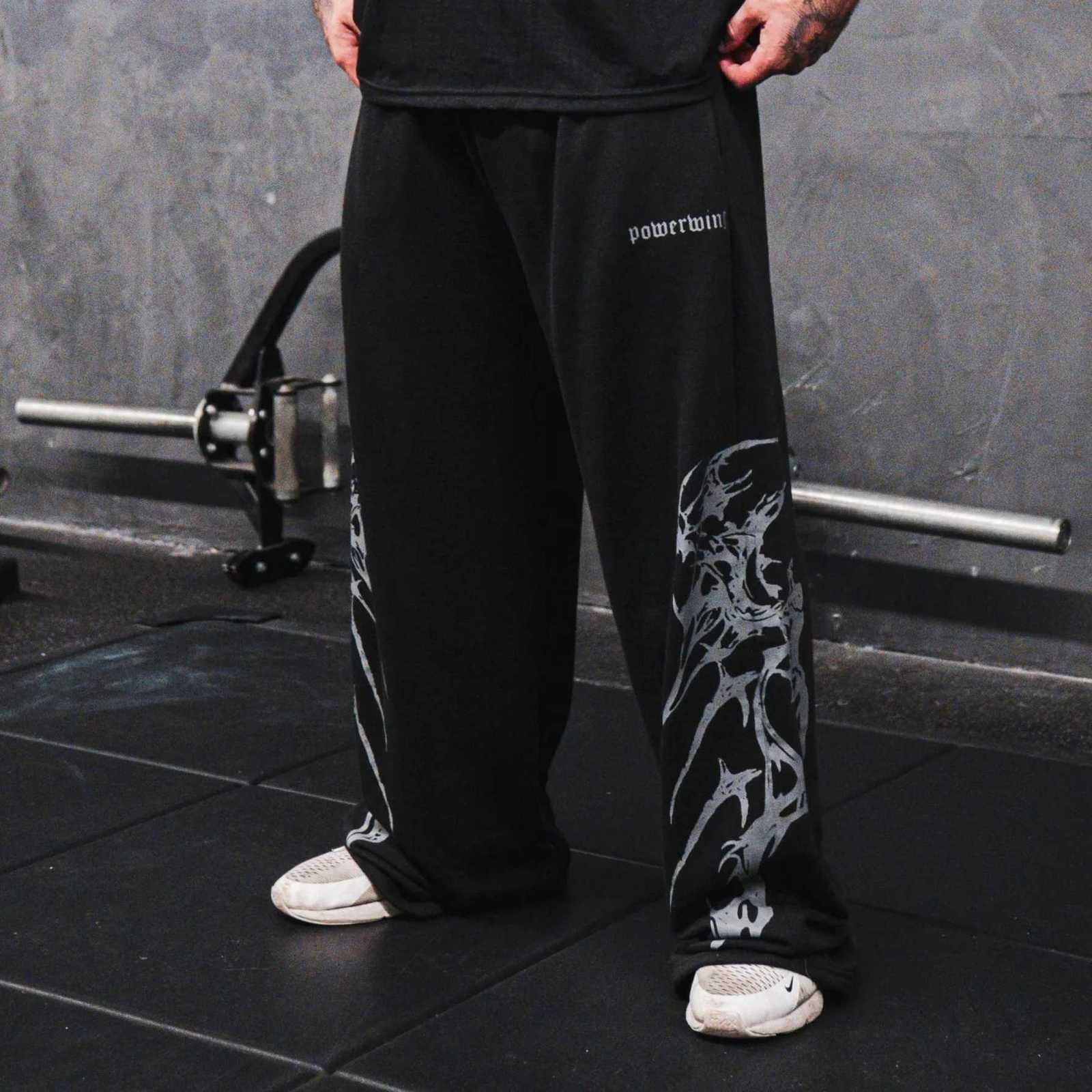 Unisex Streetwear Gym Pants Men Women Casual Drawstring Loose Fit Workout Wide Leg Trousers Jogger Alternative Fitness Fashion y250716