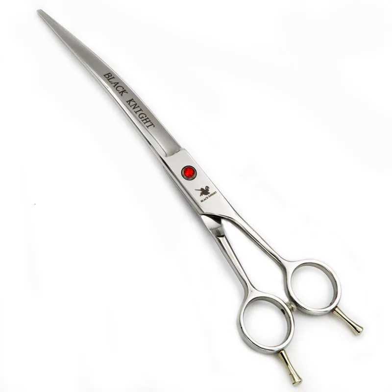 8 Inch Professional Japan 440C Dog Shears Hair Cutting Curved Scissors with Bag W250716